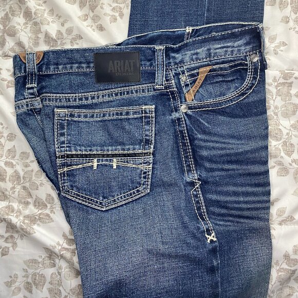 Ariat Stone Washed Denim Jeans - Picture 1 of 6